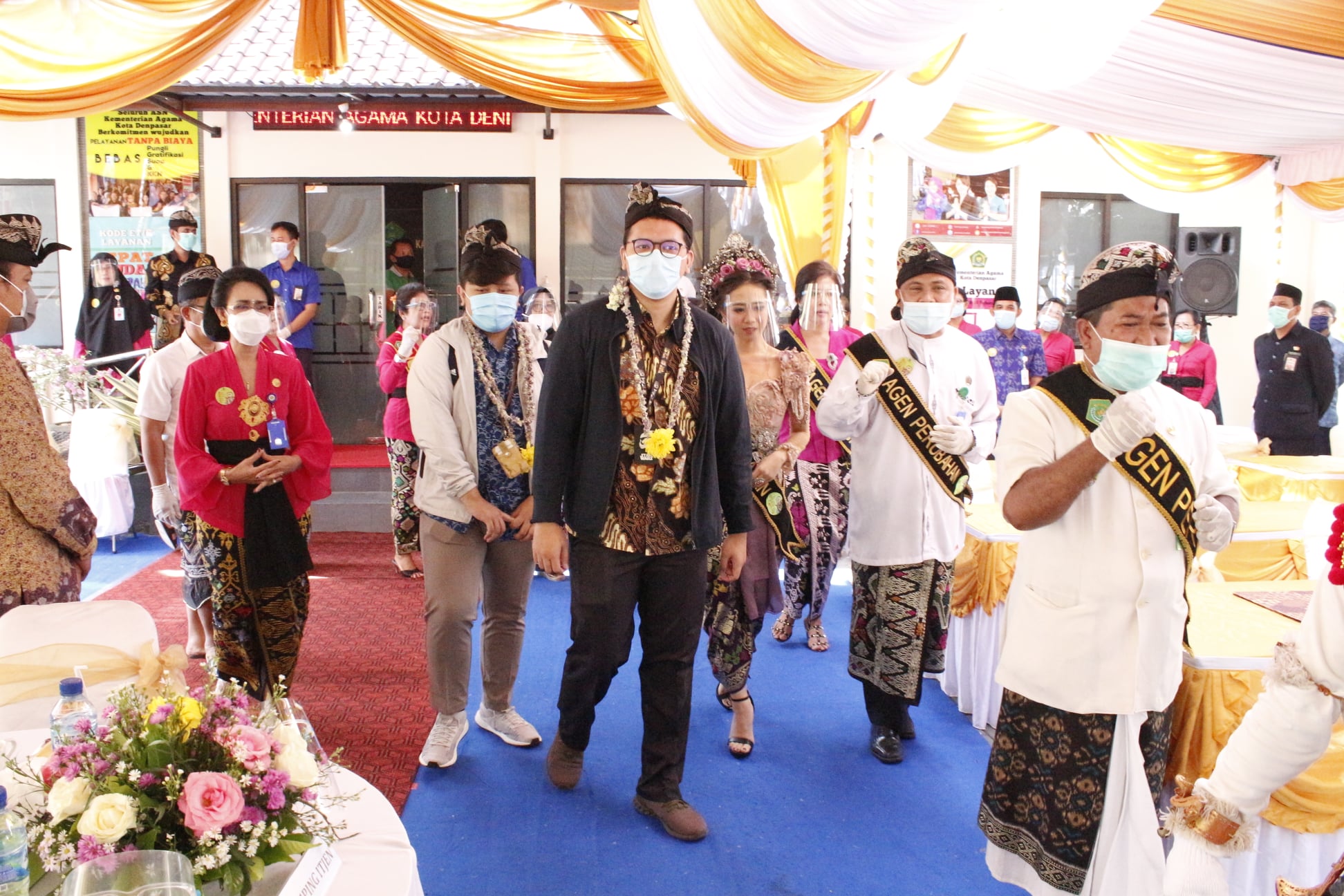 TPN Menpan RB Beserta TPI Itjen Kemenag RI Datangi Kantor Kementerian Agama Kota Denpasar Dalam Penilaian Pembangunan ZI WBK Menuju WBBM 2020