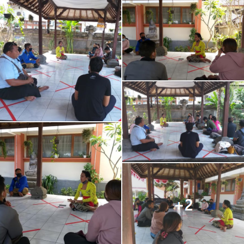 Diskusi Persiapan Tari Kecak  Sambut Tim Penilaian Pembangunan ZI Menuju WBBM