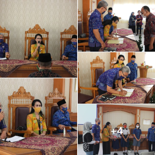Penyerahan Bantuan Alat Kesehatan dan Kuota Internet di Masa Pandemi