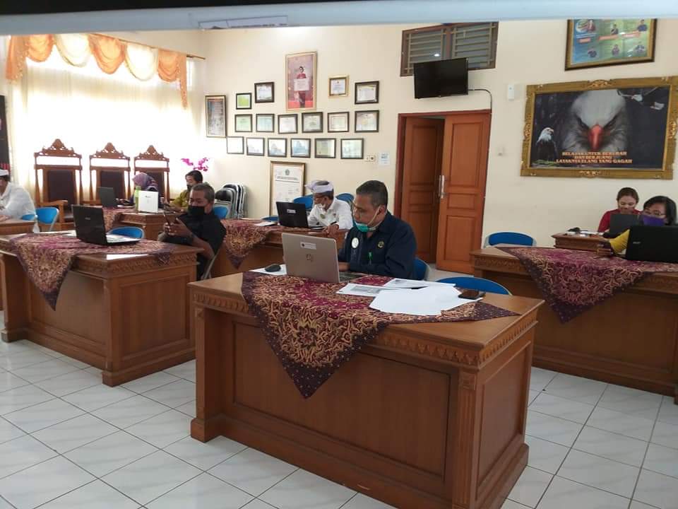 Sharing Persiapan Penilaian WBBM Melalui Zoom Meeting