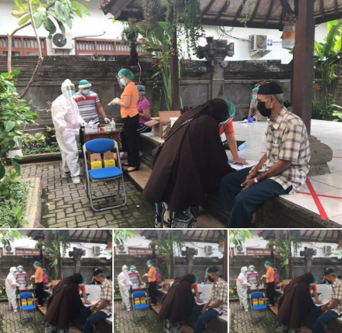 Pelaksanaan Suntik Vaksin Meningitis dan Vaksin Influenza