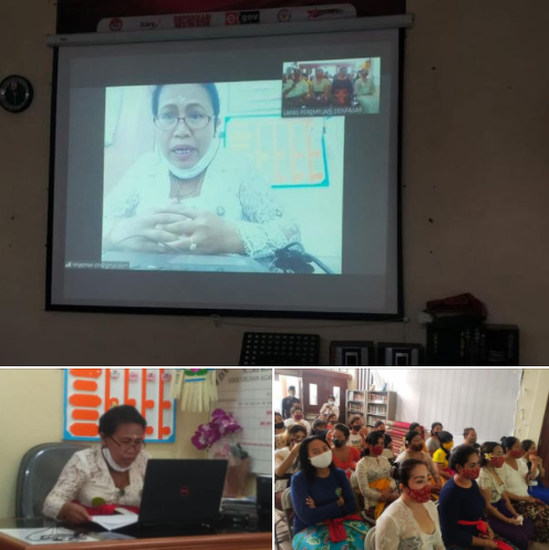 Pembinaan Lapas Perempuan Kelas IIA Melalui Daring (Zoom Meeting)