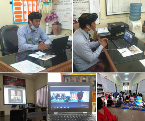 Pembinaan Lapas Perempuan Kelas IIA Melalui Daring (Zoom Meeting)