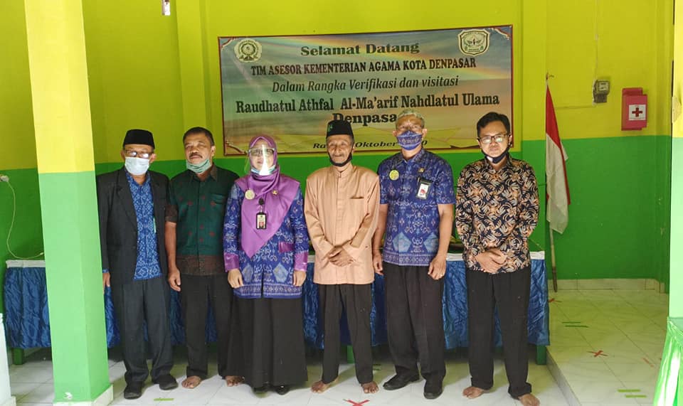 Visitasi dan Verifikasi pendirian RA Al Ma'arif NU Denpasar