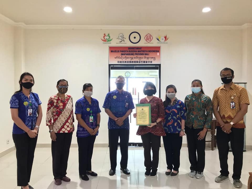Penyerahan Ijin Operasional SMB Vihara Dharma Agung Damai Denpasar