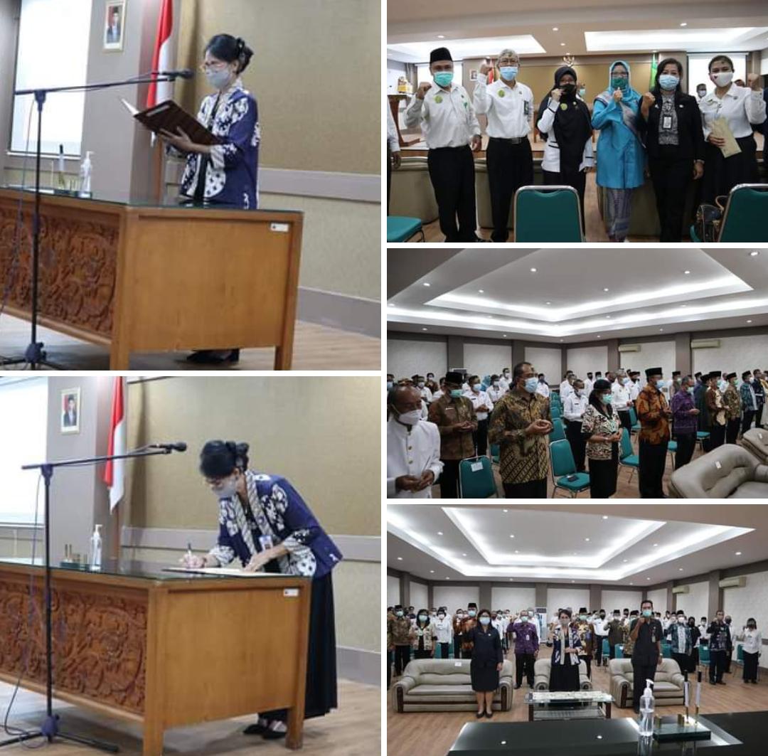 Pelantikan dan Pengambilan Sumpah Jabatan Administrator, Pengawas dan Fungsional Kanwil Kementerian Agama Provinsi Bali