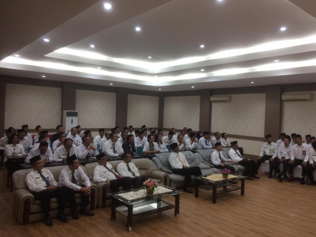 Pelantikan Jabatan Pengawas, Fungsional & Pelaksana pada Kanwil Kemenag Prov. Bali