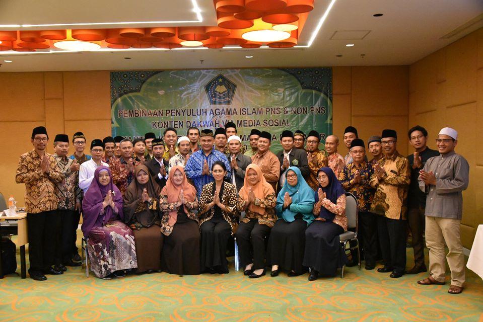 Pembinaan Penyuluh Agama Islam PNS & Non PNS “Konten Dakwah Via Media Sosial” Tahun 2020