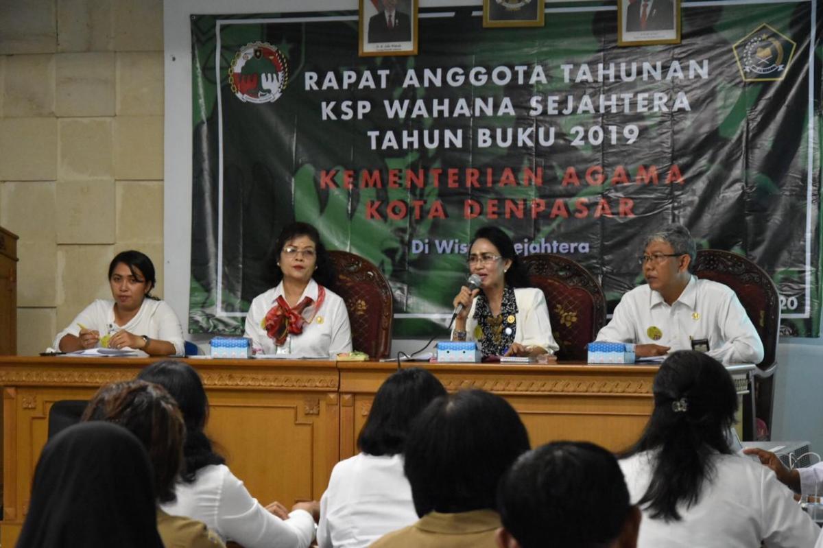 RAT Koperasi Simpan Pinjam Wahana Sejahtera Tahun 2019