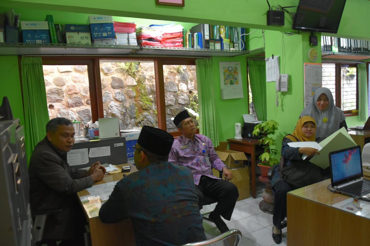 Awal Tahun, Kabid Bimas Islam Monev Pemutakhiran Data Wakaf