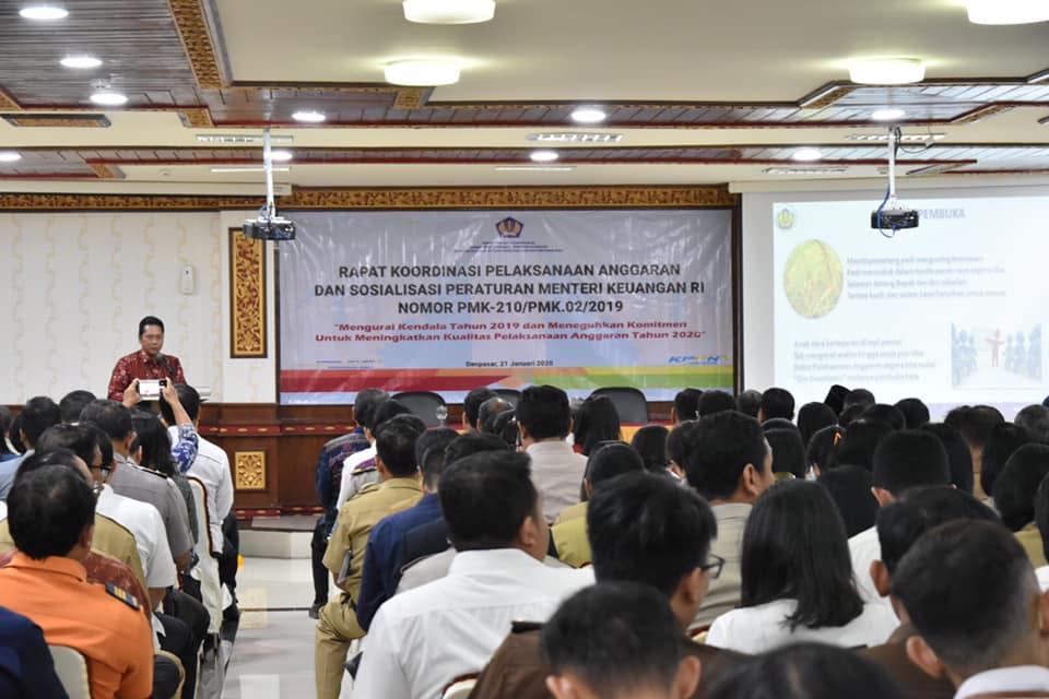 RAKOR PELAKSANAAN ANGGARAN & SOSIALISASI PERATURAN MENTERI KEUANGAN RI