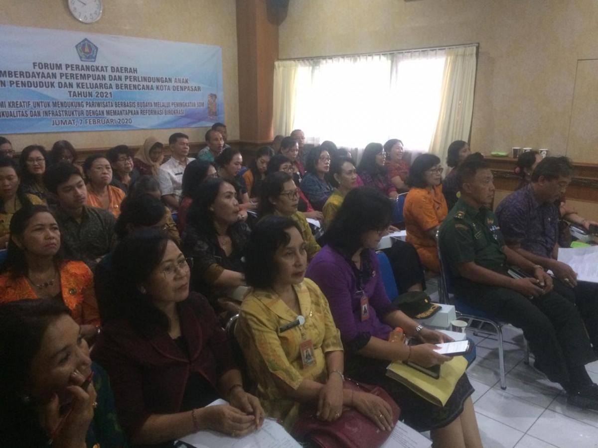 Acara Forum Perangkat Daerah DP3A dan P2KB Kota Denpasar