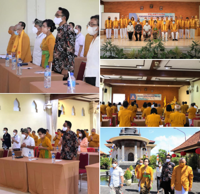 Pelantikan Pengurus Magabudhi Provinsi Bali di Vihara Buddha Sakyamuni Denpasar