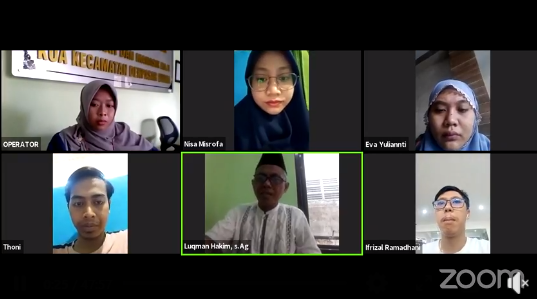 Siap Menjadi Pengantin, KUA Kecamatan Denpasar Utara dan Denpasar Timur Selenggarakan Kursus Calon Pengantin (Suscatin) Melalui Zoom Meeting