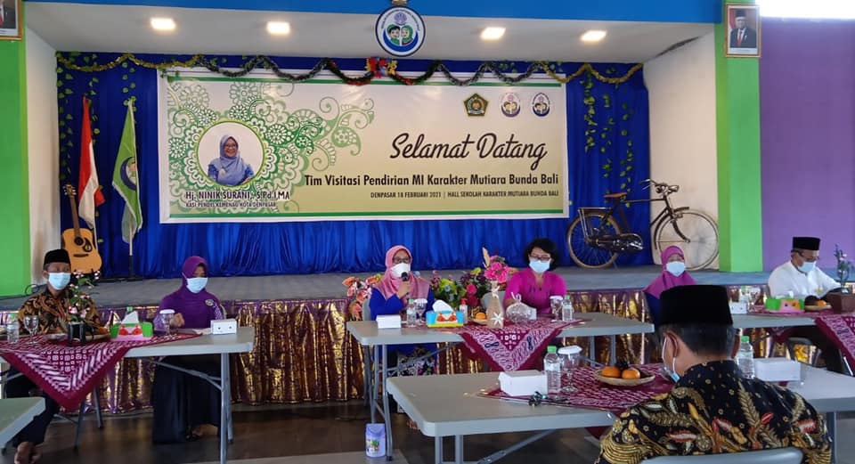 Visitasi Dan Verifikasi Ijin Pendirian Madrasah Pada MI Karakter Mutiara Bunda di Pemogan Denpasar