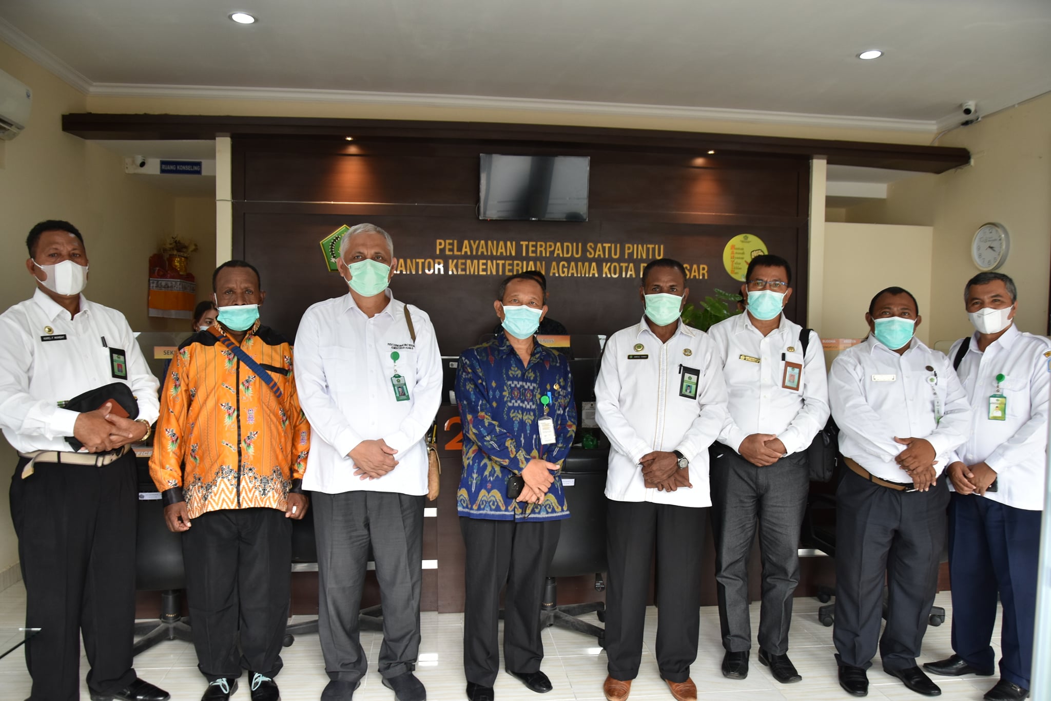 Kepala Kantor Sambut Kedatangan Kanwil Kemenag Provinsi Papua Untuk Melakukan Studi Tiru