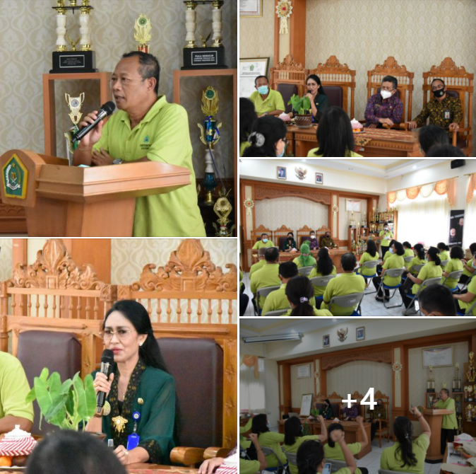 Syukuran Bersama Jajaran ASN Kemenag Kota Denpasar di Penghujung Akhir Tahun 2020