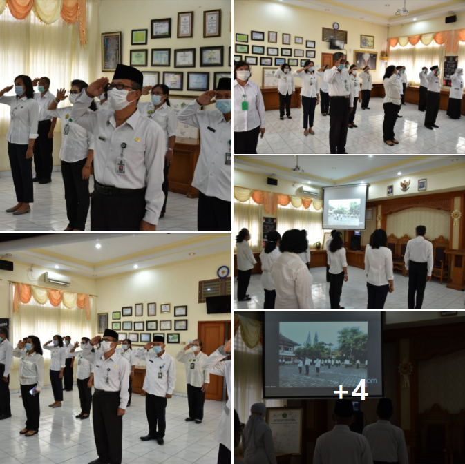 Upacara Hari Amal Bakti (HAB) ke-75 Kementerian Agama Tahun 2021
