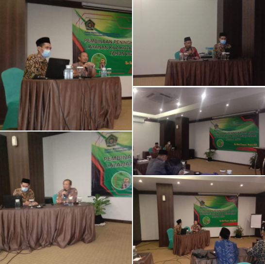 Pembinaan Peningkatan Mutu Layanan KUA di lingkungan Kantor Kementeriam Agama Kota Denpasar Tahun 2021