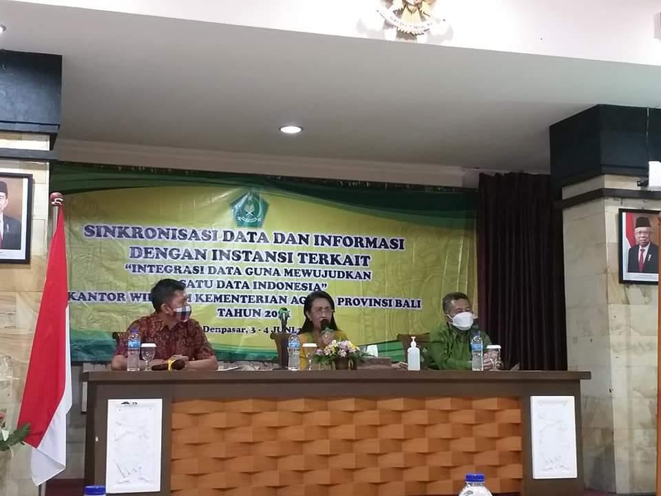 Sinkronisasi Data dan Informasi Dengan Instansi Terkait Serta Integrasi Data Guna Mewujudkan Satu Data Indonesia