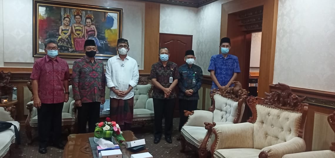 Audiensi Dengan Walikota Denpasar Terkait Pelaksanaan STQH Kota Denpasar