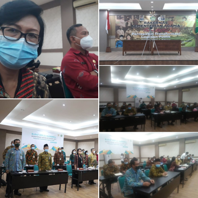 Rapat Kerja Nasional (Rakernas) Kementerian Agama Tahun 2021