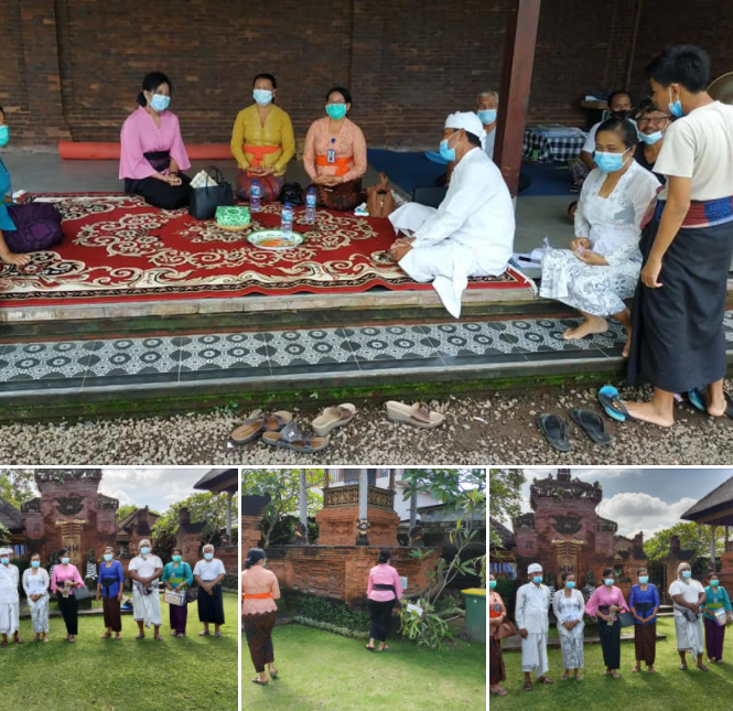 Monitoring Bantuan Pembangunan/Rehabilitasi Rumah Ibadah TA 2021 di Pura Dalem Toh Jaya Lumintang, Denpasar