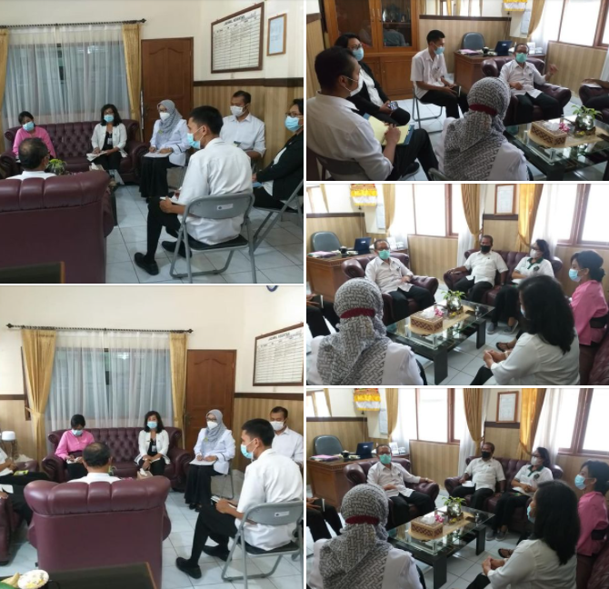 Rapat Internal Bahas Sosialisasi Penerapan Prokes 5M di Masa Pandemi Covid-19