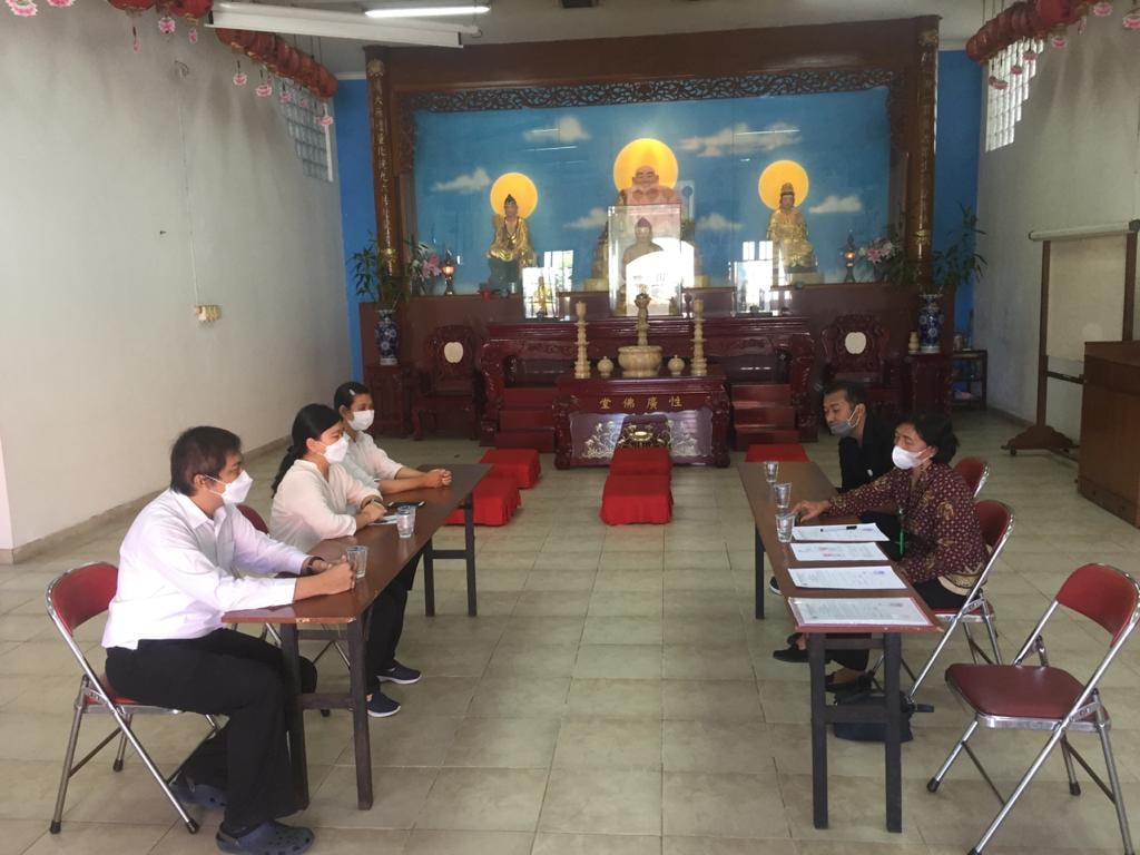 Penyelenggara Buddha Lakukan MONEV Pemanfaatan Bantuan Vihara & Bantuan SMB