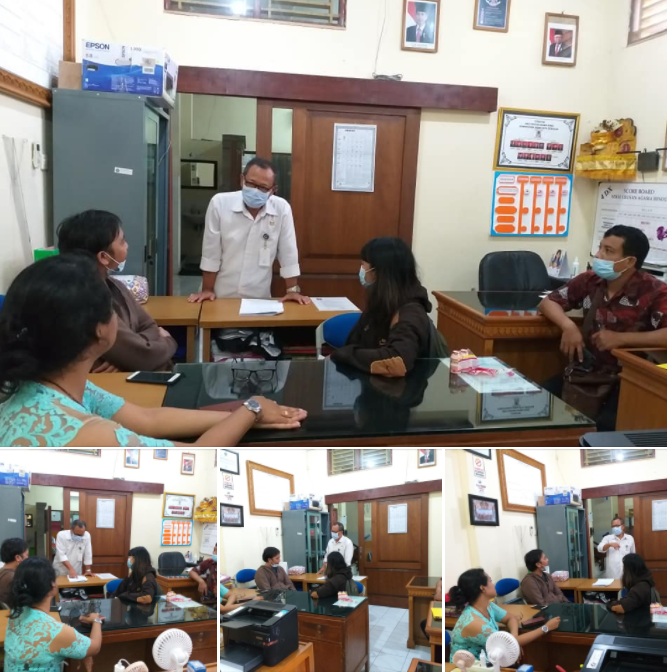 Diskusi Kepala Kantor Bersama Penyuluh Agama Hindu