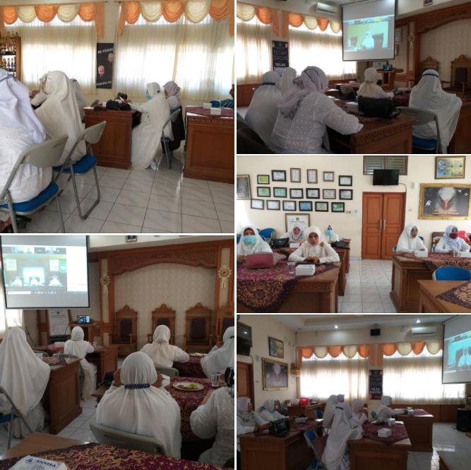 Undangan Isra Mi’raj Nabi Muhammad SAW 1442H Oleh DWP Kementerian Agama RI Melalui Zoom Meeting
