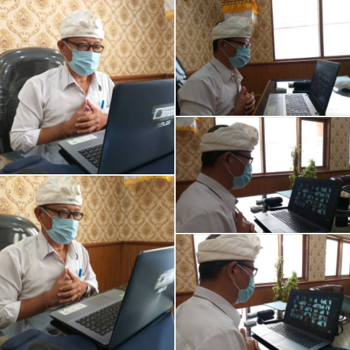 Kepala Kantor Hadiri Doa Bersama Virtual Widya Acarya