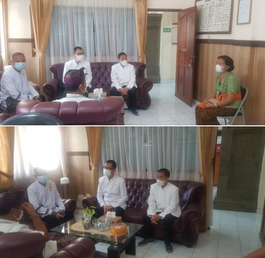 Kepala Kantor Menerima Audiensi Dari Pengurus Vihara Majelis Buddhayana Indonesia Kota Denpasar