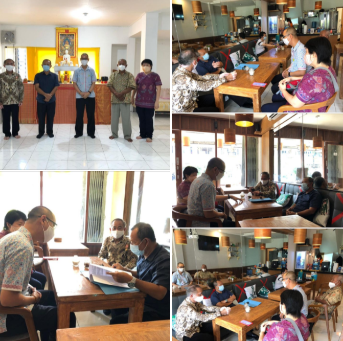 Kepala Kantor Lakukan Pengecekan Berkas Perijinan Tempat Ibadah Vihara