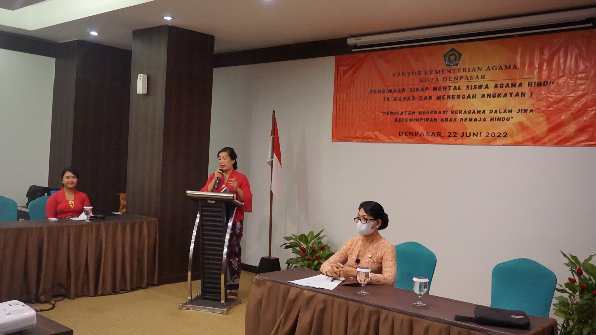 Laporan Ketua Panitia Pada Acara Pembinaan Sikap Mental Siswa  Agama Hindu Tk. Dasar Dan Menengah Tahun 2022