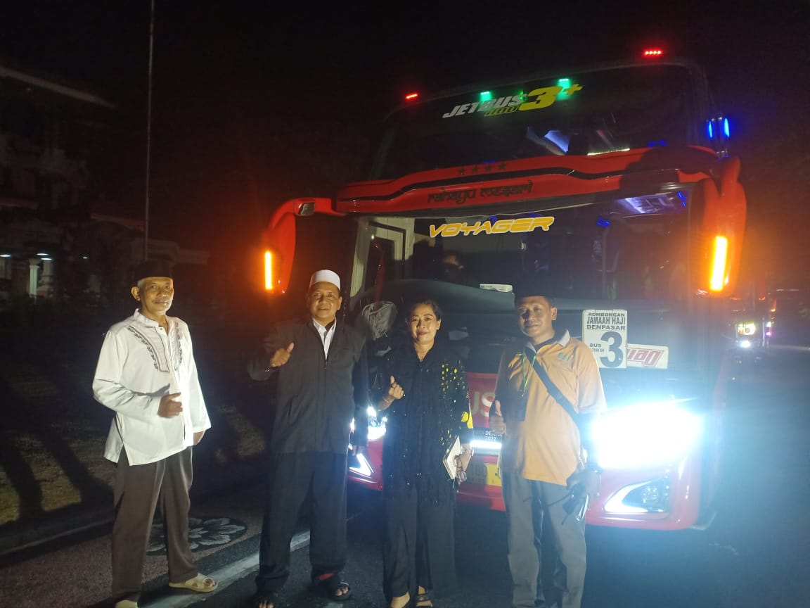Pelepasan  Keberangkatan Jemaah Haji Kota Denpasar Tahun 2022