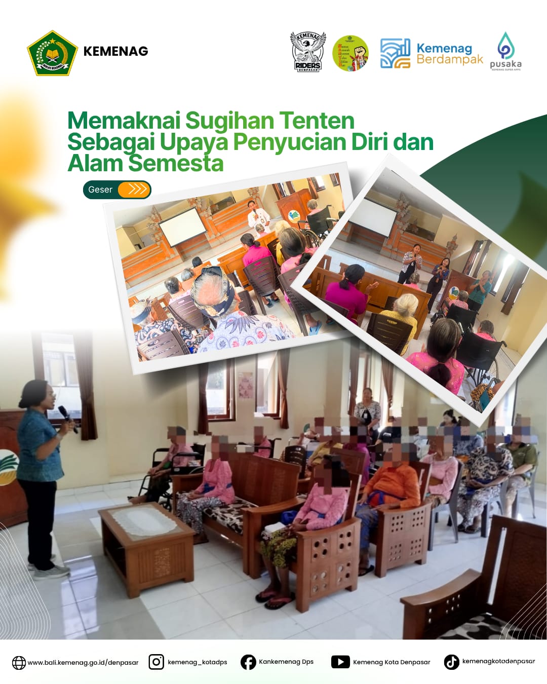 Memaknai Sugihan Tenten Sebagai Upaya Penyucian Diri dan Alam Semesta