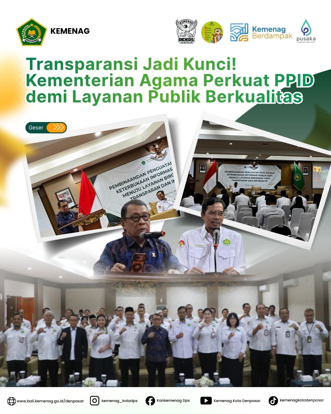 Transparansi Jadi Kunci! Kementerian Agama Perkuat PPID demi Layanan Publik Berkualitas.
