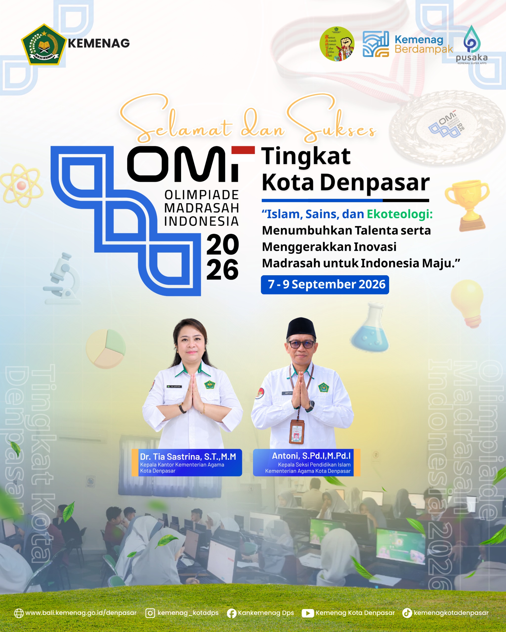 Selamat dan Sukses Olimpiade Madrasah Indonesia (OMI) Tahun 2026 Tingkat Kota Denpasar